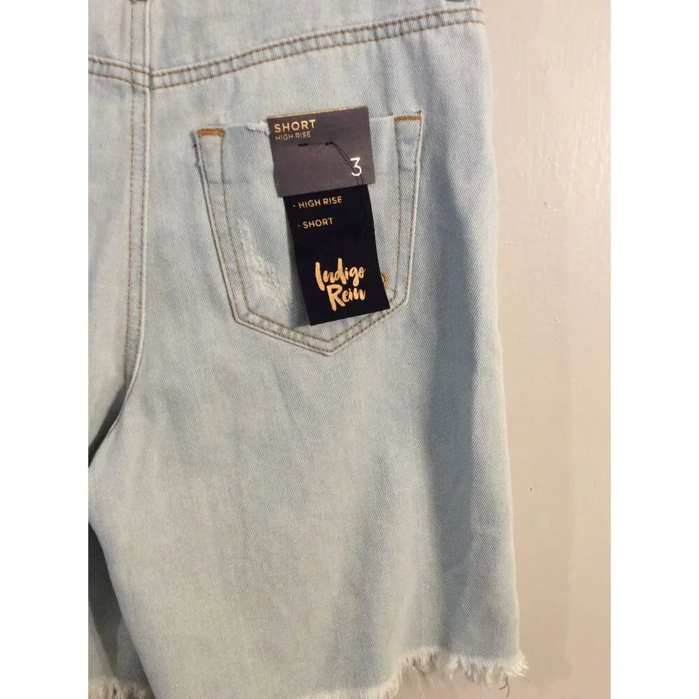 New NWT Indigo Rein Size 3 High rise destroyed 25
